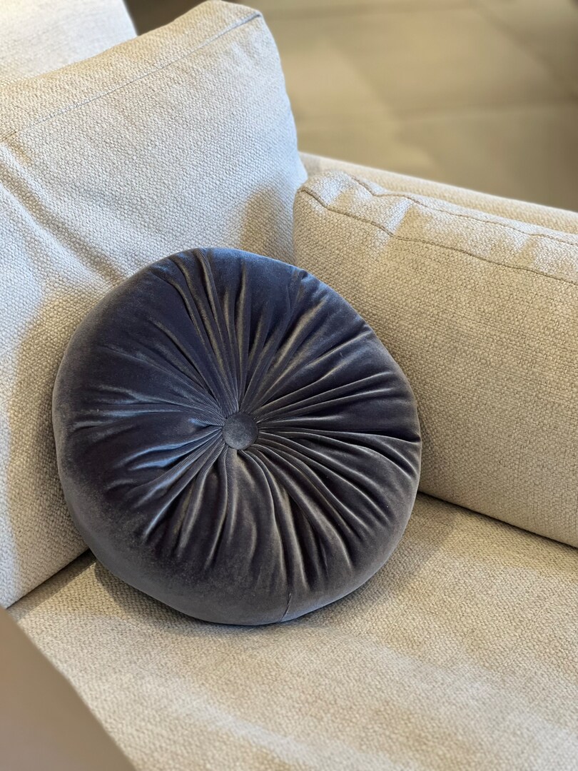 Sale green velvet round cushion Top Sale